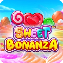 Sweet Bonanza slot game with Dog House style candy reels