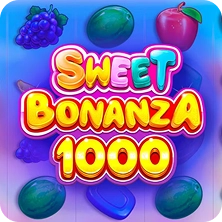 Sweet Bonanza 1000 slot game with Dog House